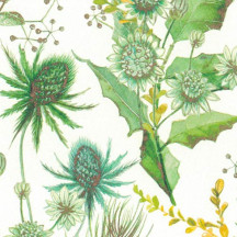 Mixed Greenery Christmas Print Paper ~ Tassotti Italy